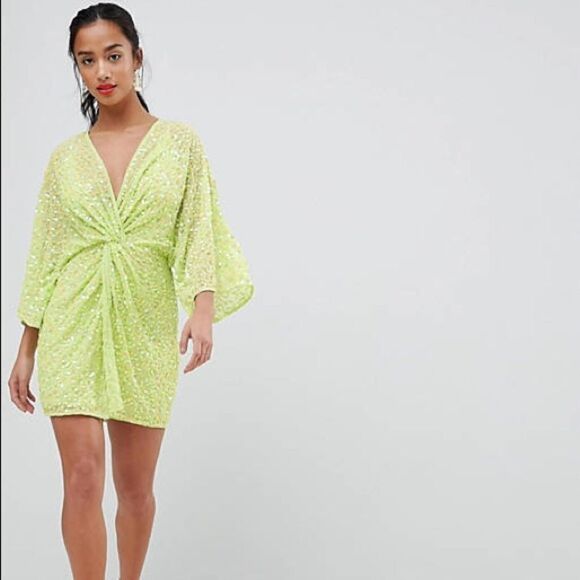 ASOS Mini Kimono Dress - Picture 2 of 9
